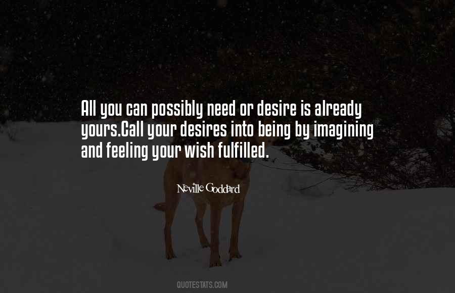 Desires Fulfilled Quotes #588548