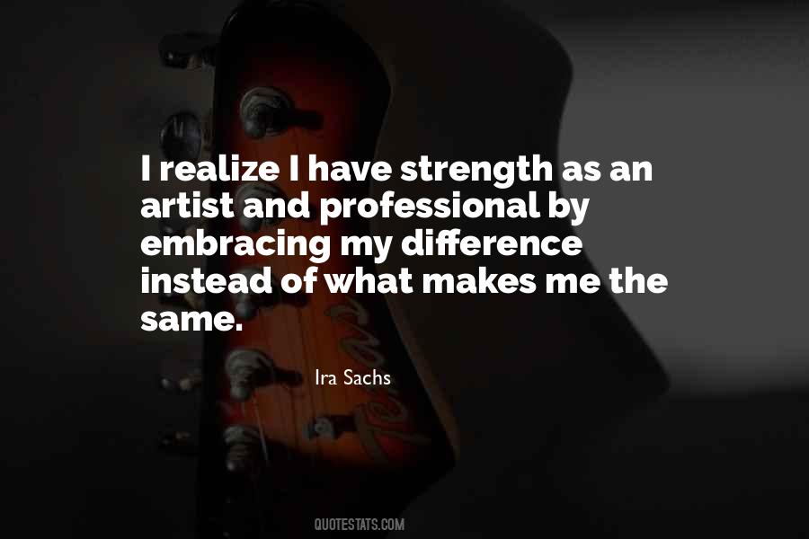 Difference An Quotes #28612