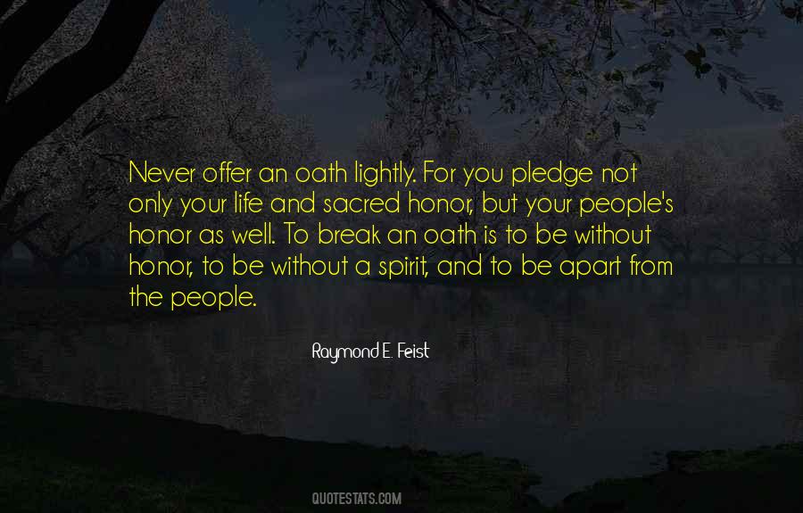 Quotes About Oath #1192501