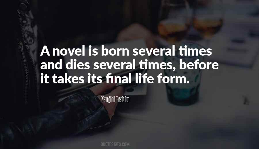 Life Is A Novel Quotes #962288