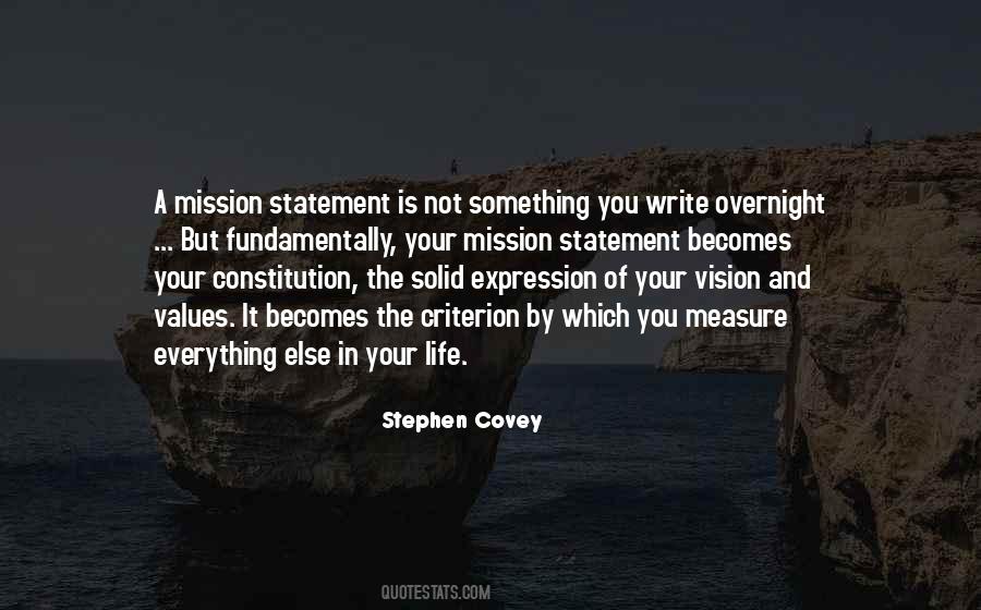 Mission Vision Quotes #1381576