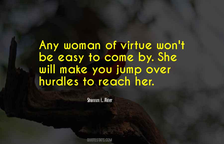 Woman Of Virtue Quotes #1025492