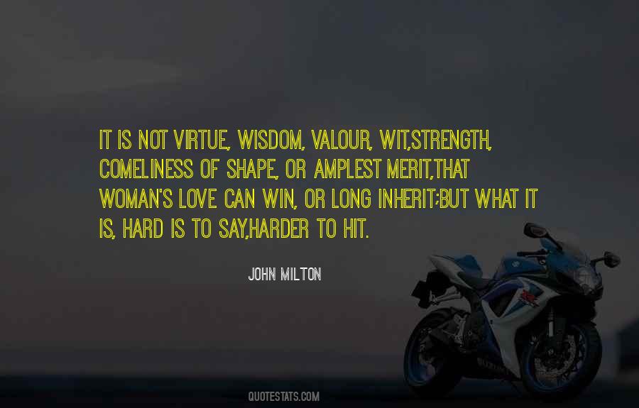 Woman Of Virtue Quotes #818838