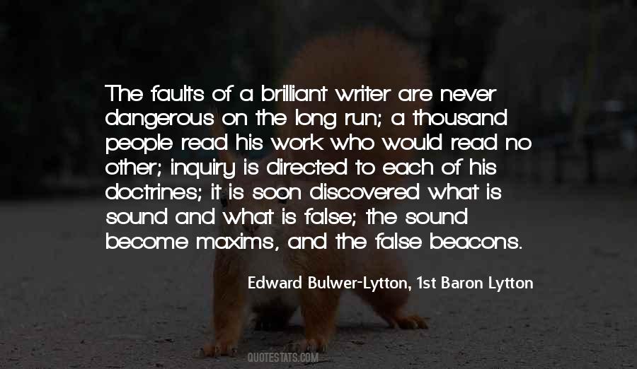 Edward Bulwer Quotes #272513