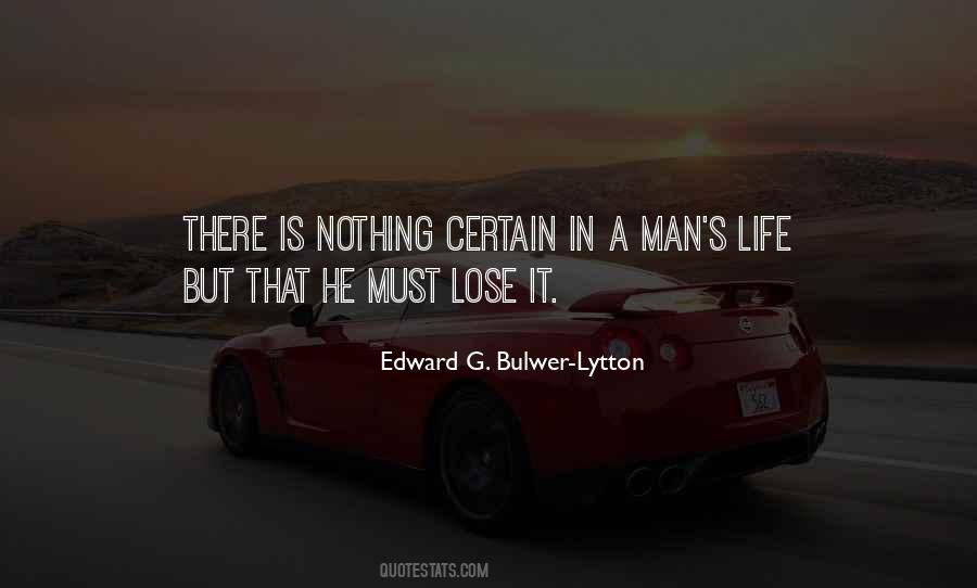 Edward Bulwer Quotes #400963