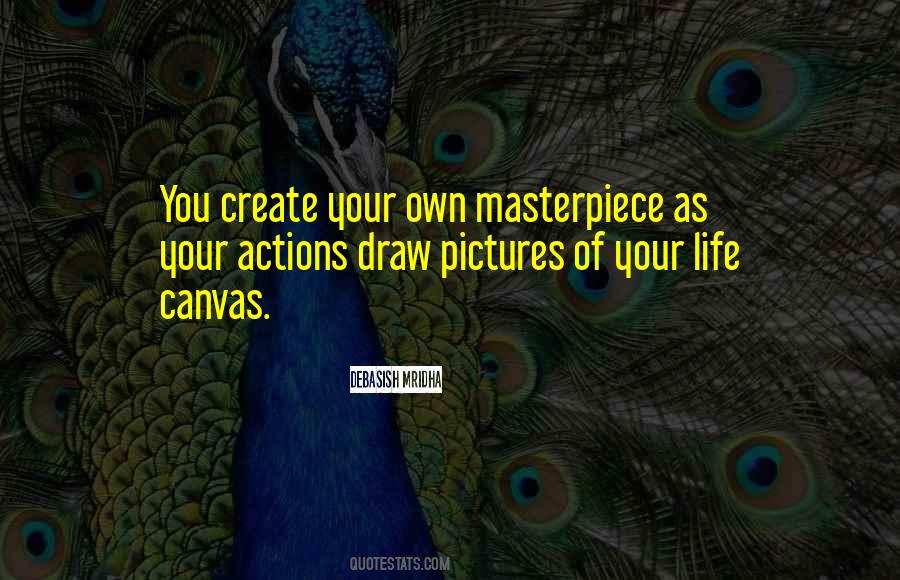 Quotes On Canvas Of Life #537441