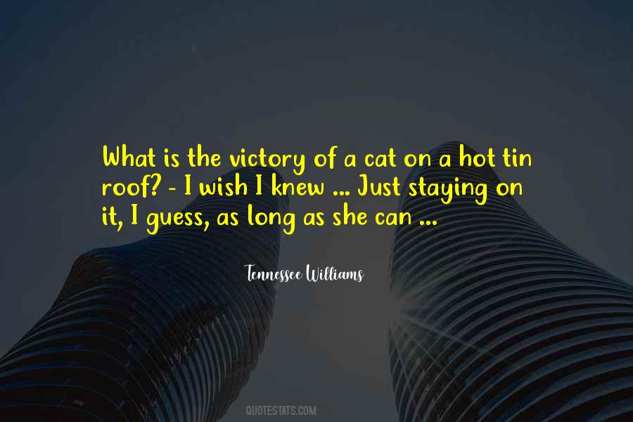 Quotes On Cat On A Hot Tin Roof #990338