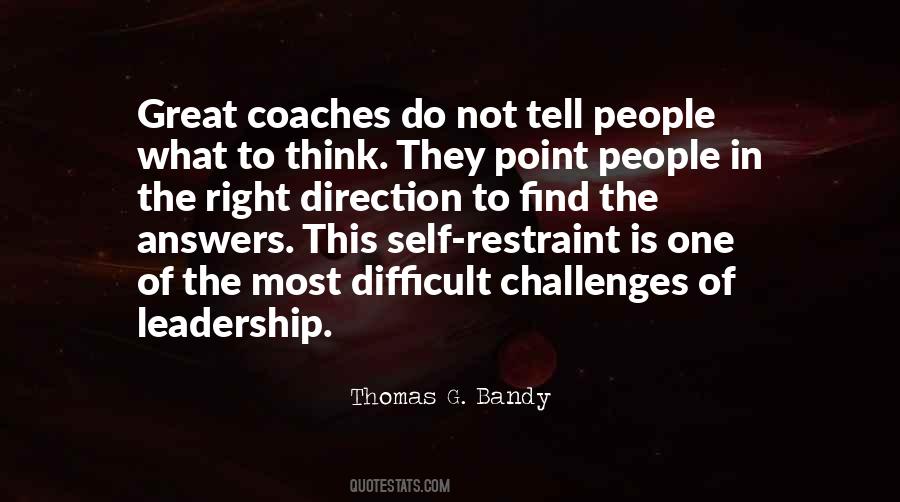Quotes On Challenges Of Leadership #1004665