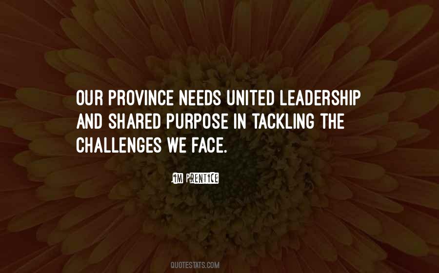 Quotes On Challenges Of Leadership #450121