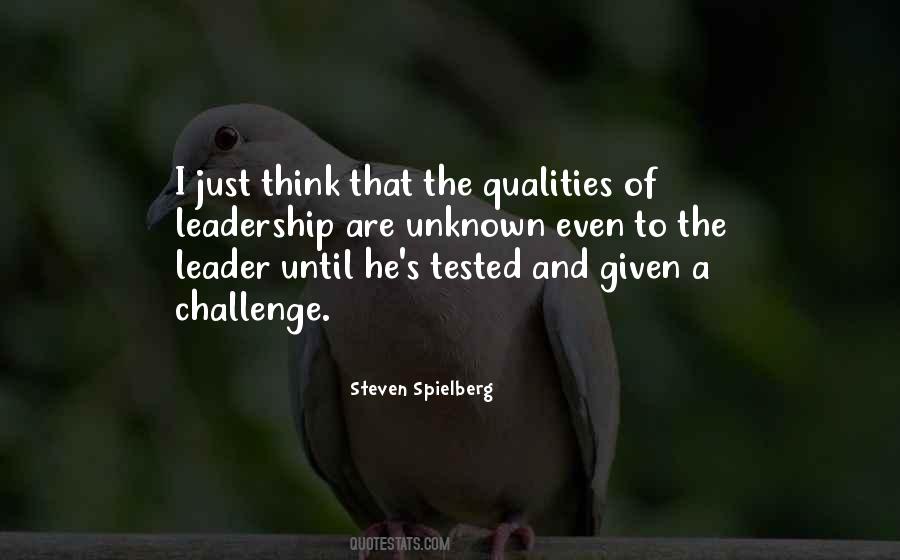 Quotes On Challenges Of Leadership #872219