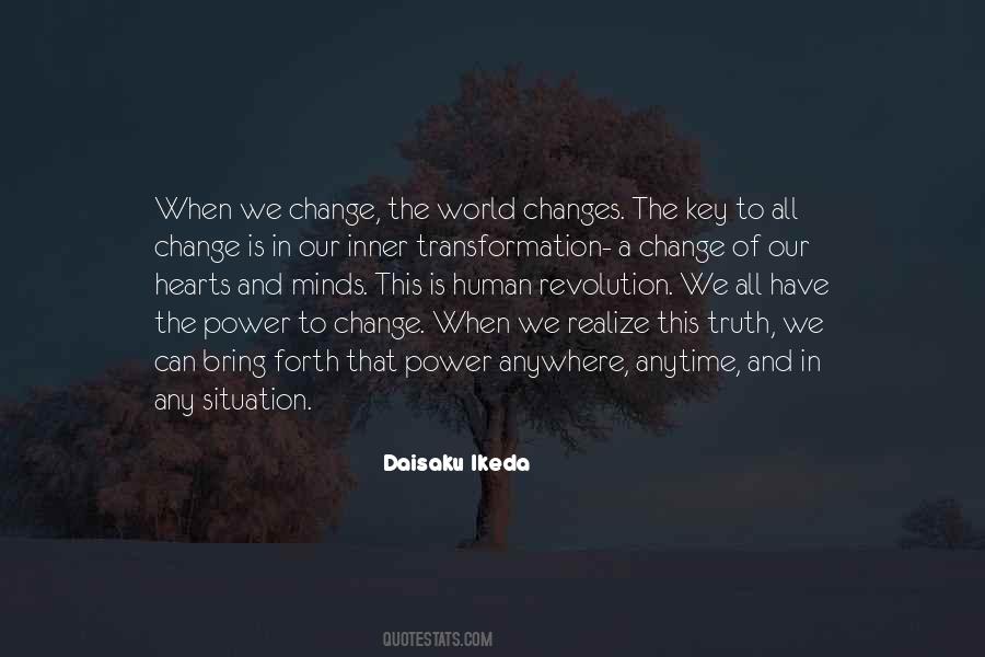 Quotes On Change And Transformation #1138950