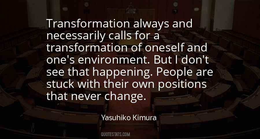 Quotes On Change And Transformation #178616
