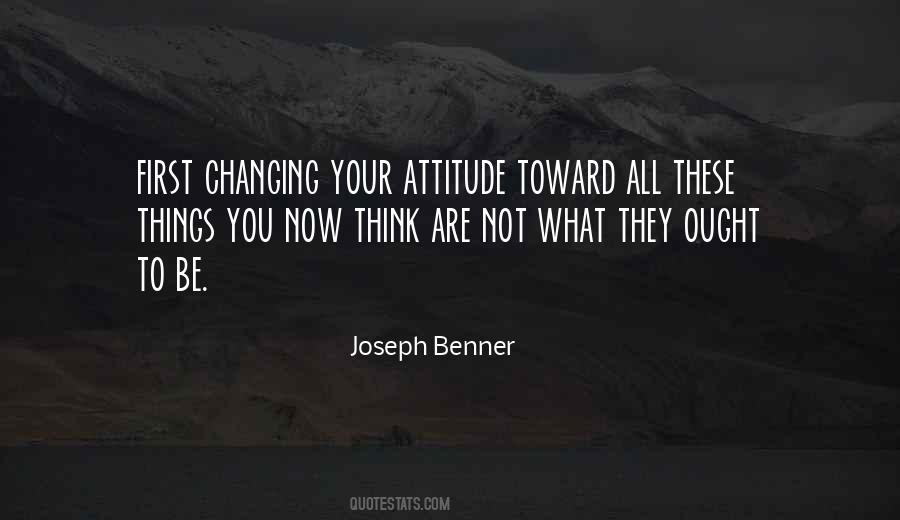 Quotes On Changing My Attitude #277796