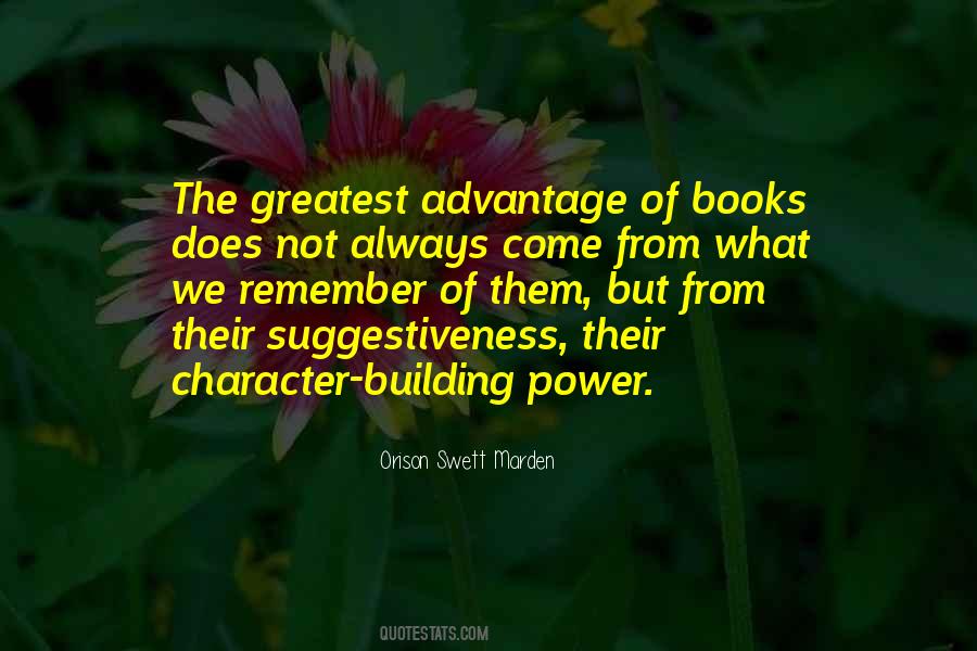 Quotes On Character Building #324700