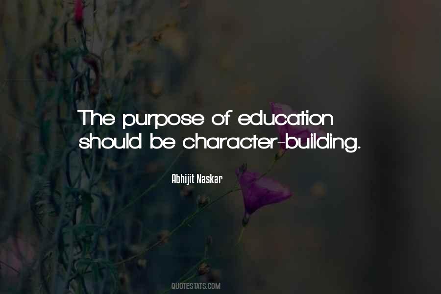 Quotes On Character Building #486691