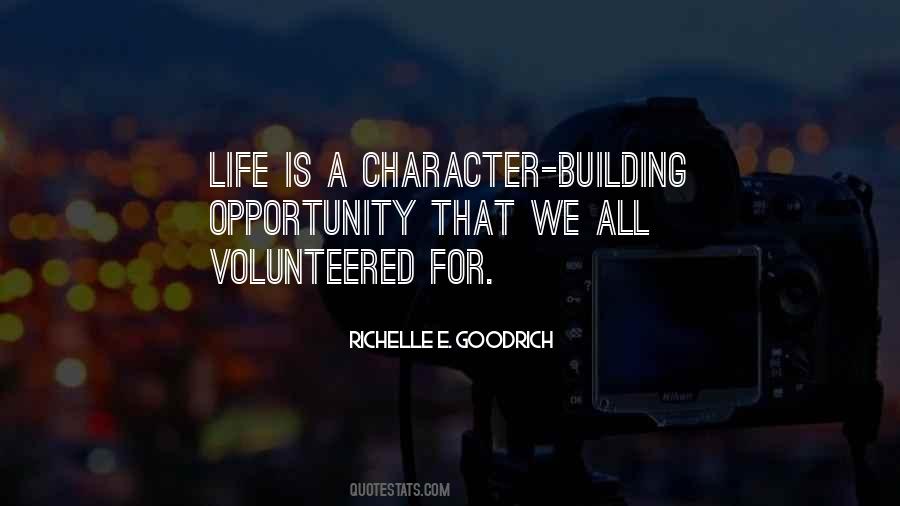 Quotes On Character Building #739999