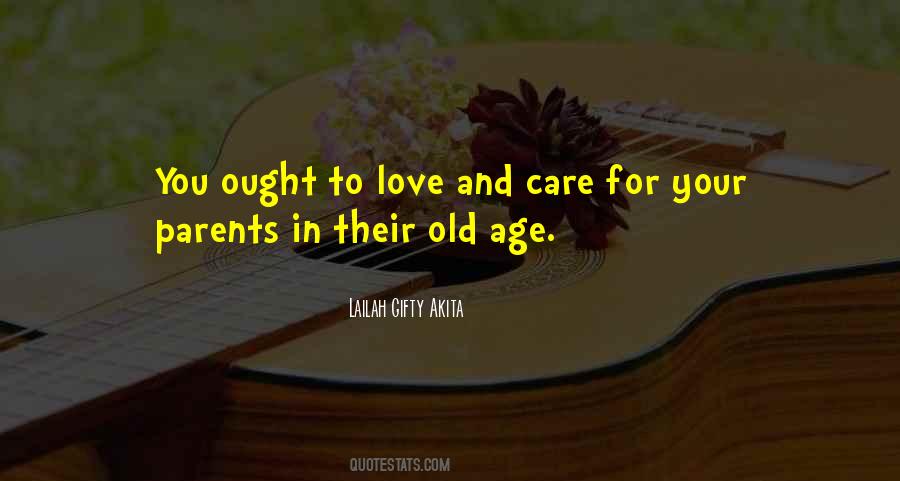 Love In Old Age Quotes #911245