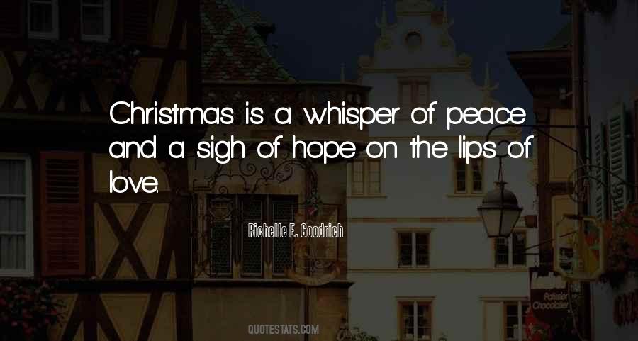 Quotes On Christmas Peace #1348195