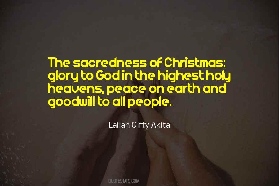 Quotes On Christmas Peace #1827084