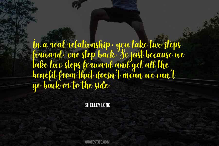 Take A Step Back Quotes #752564