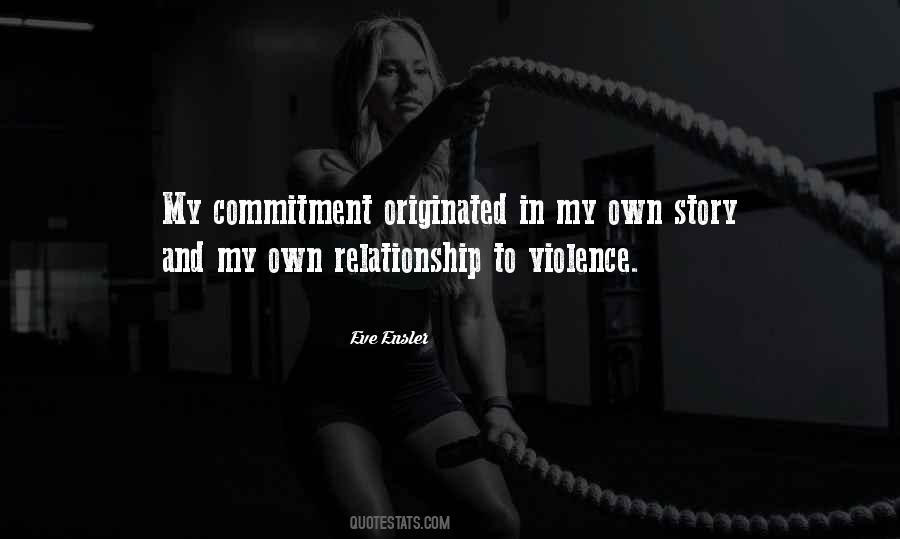 Quotes On Commitment In A Relationship #1449131