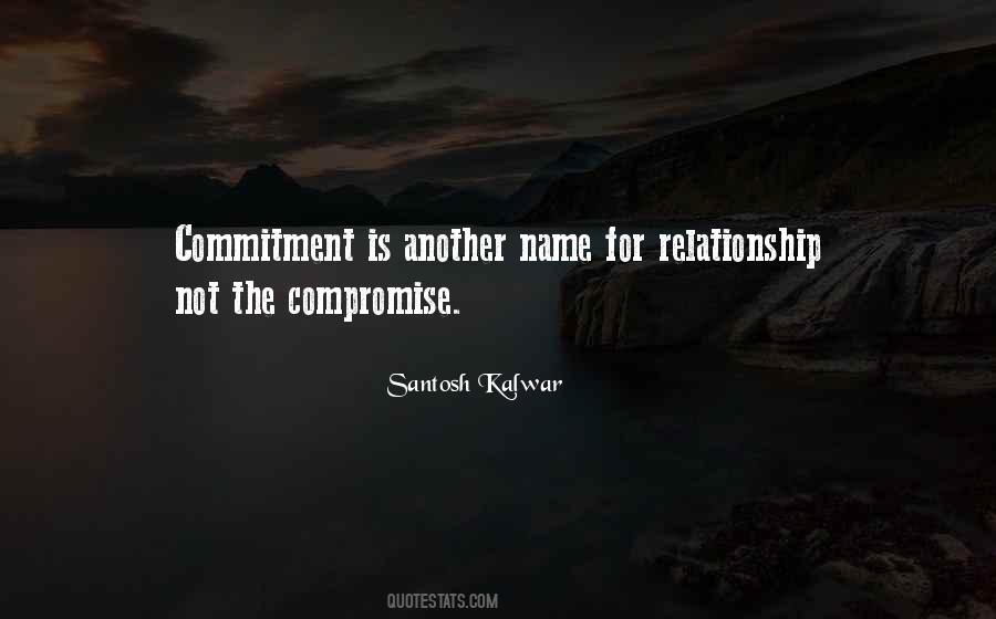 Quotes On Commitment In A Relationship #701173