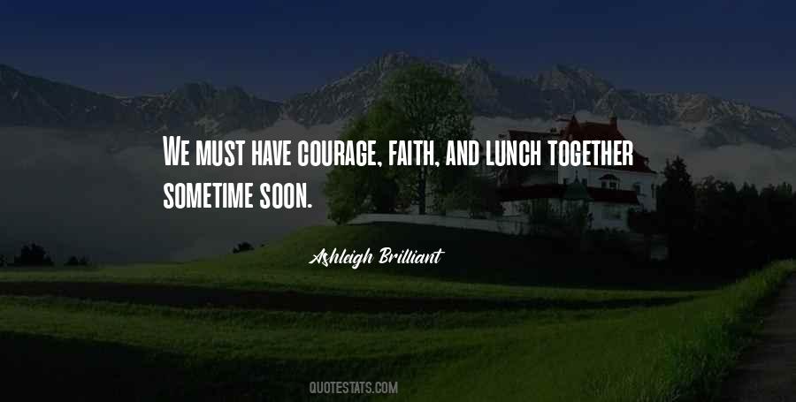 Quotes On Courage And Faith #205257