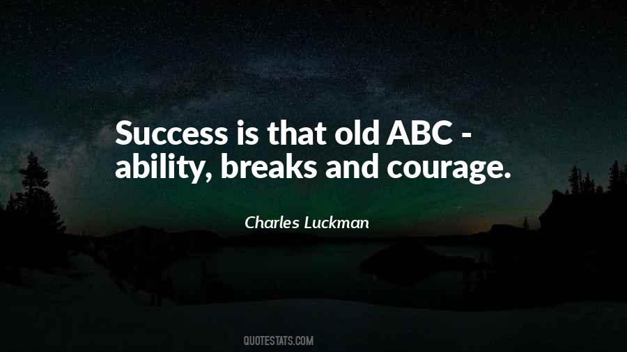 Quotes On Courage And Success #121330