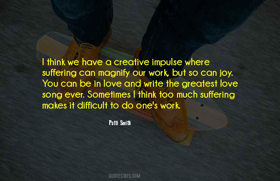 Quotes On Creative Impulse #1036792