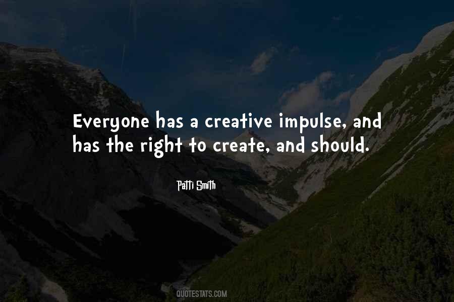 Quotes On Creative Impulse #1842763
