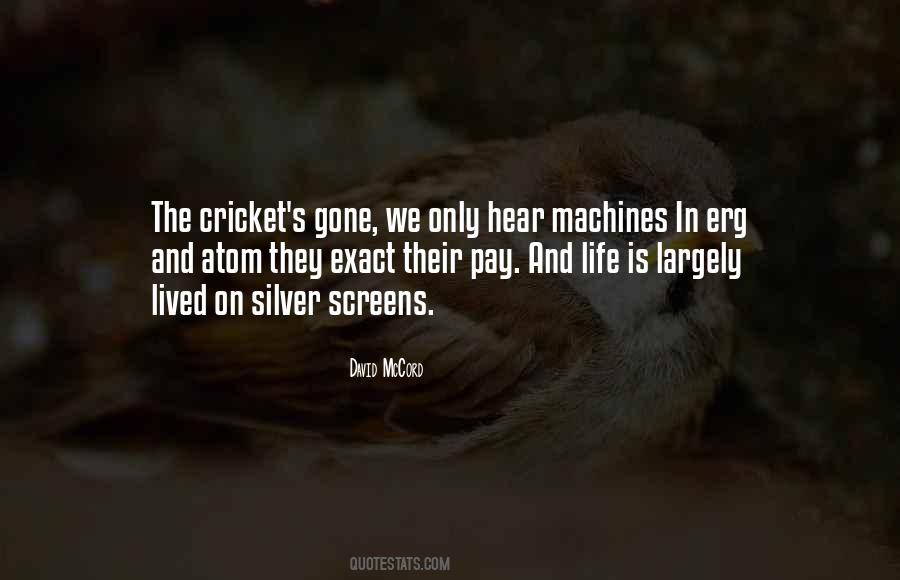 Quotes On Cricket Is My Life #137189