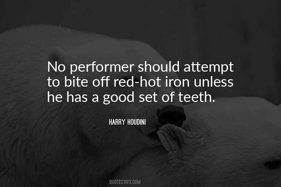 Iron Teeth Quotes #1867874