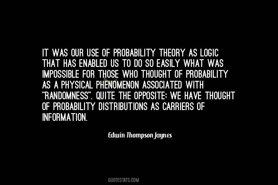 Probability Theory Quotes #1706482