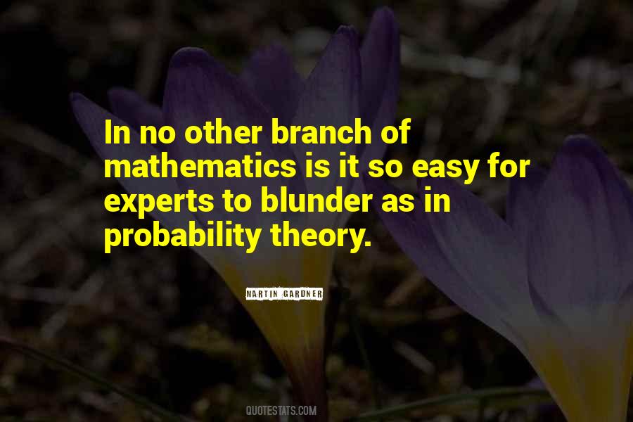 Probability Theory Quotes #360777