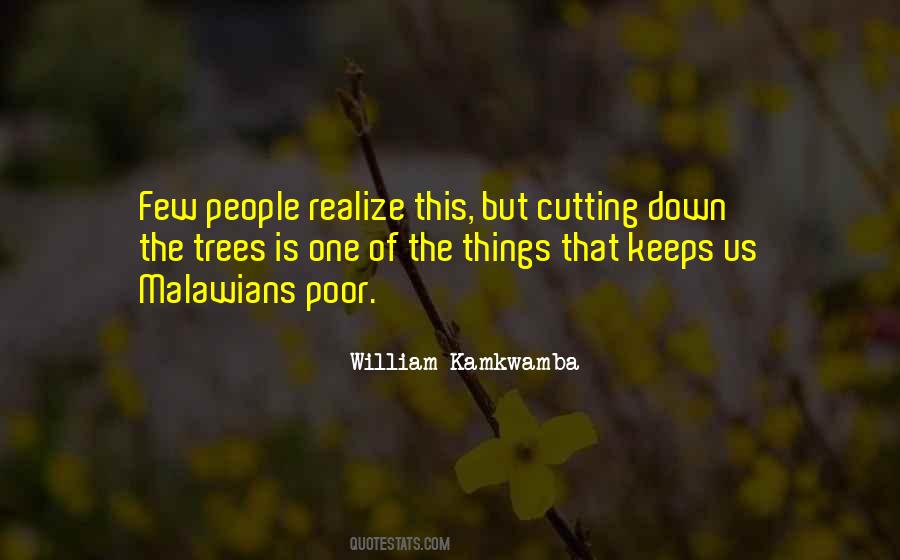 Quotes On Cutting Trees #1435323