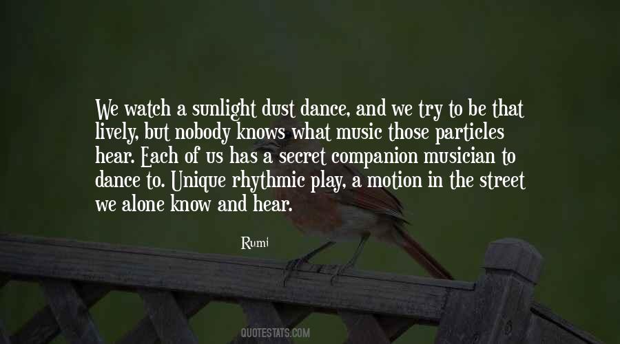 Quotes On Dance By Rumi #420306
