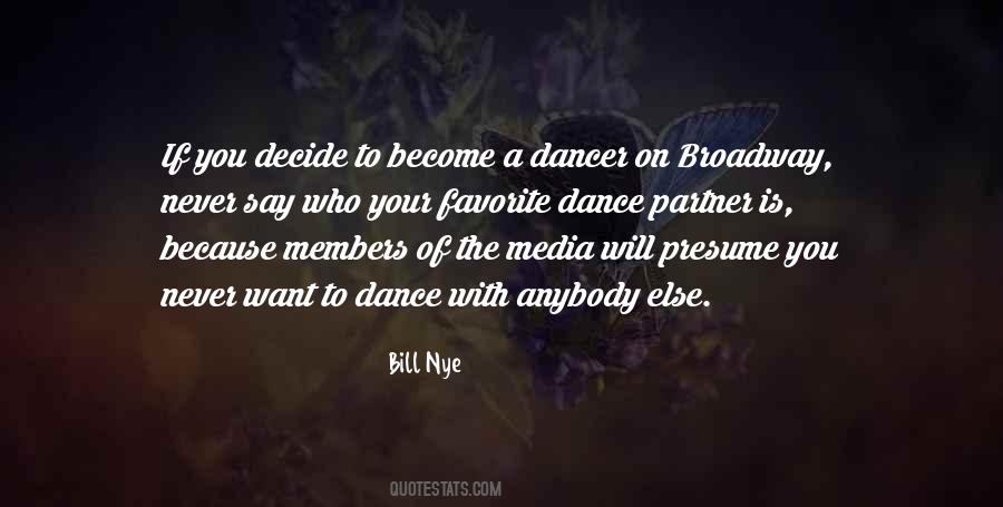 Quotes On Dance Partner #381027