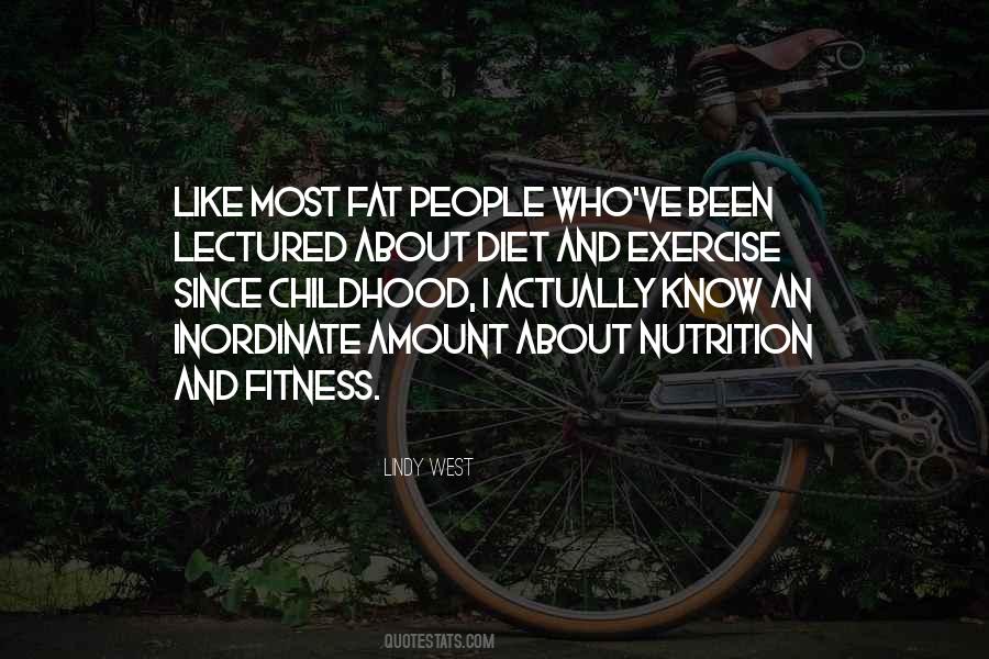 Quotes About Nutrition And Exercise #1050704
