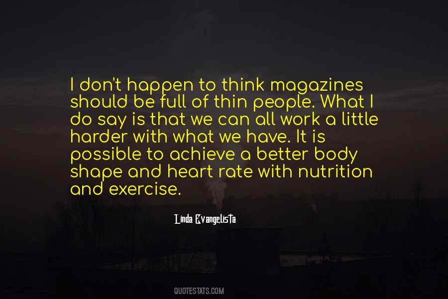 Quotes About Nutrition And Exercise #1352045