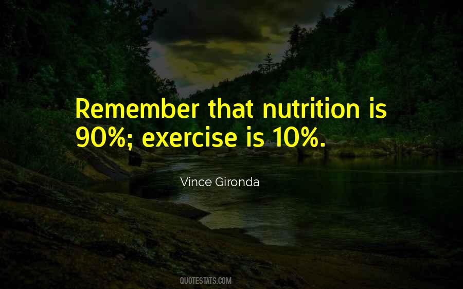 Quotes About Nutrition And Exercise #1791627