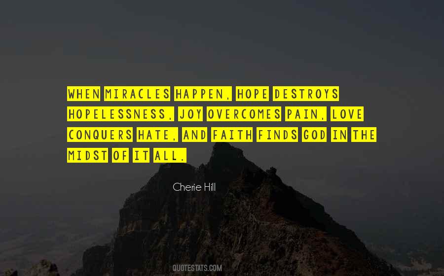 Faith Hope Love Quotes #167416