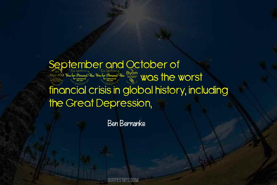 Global Financial Crisis Quotes #1201756