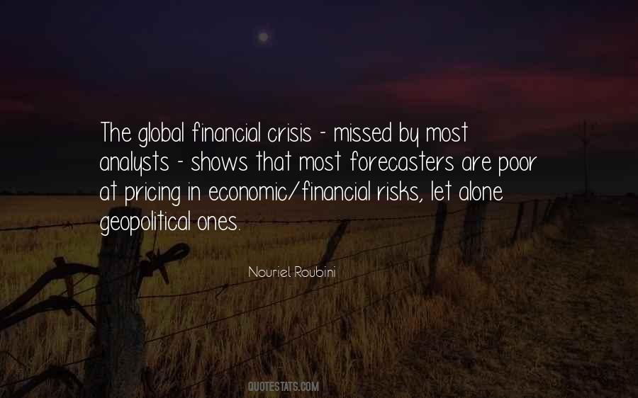 Global Financial Crisis Quotes #740999