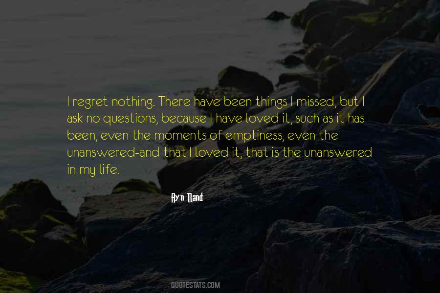Emptiness In Life Quotes #1869872