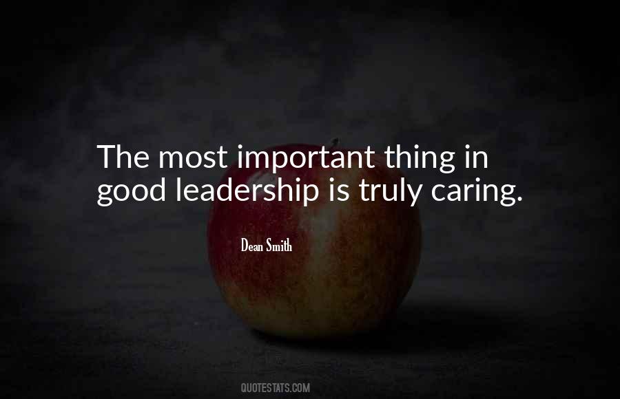 Leadership Caring Quotes #940103