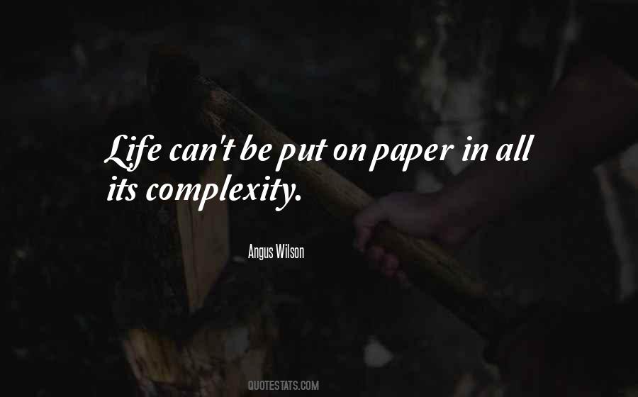 Life Complexity Quotes #1108967
