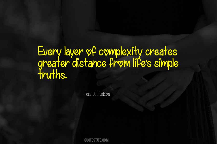 Life Complexity Quotes #1720838