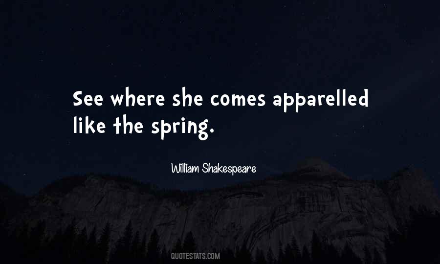 Spring Where Quotes #460596