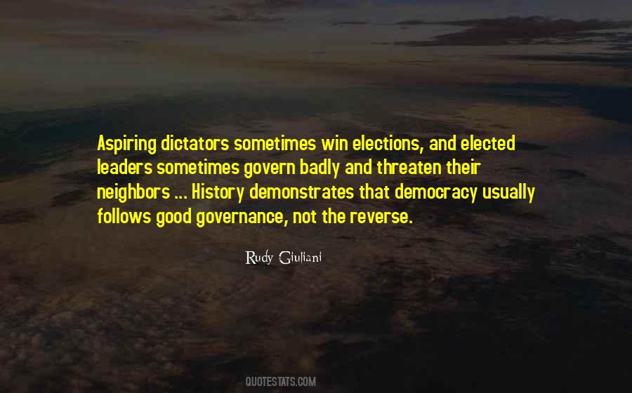 Quotes On Democracy And Good Governance #1521203