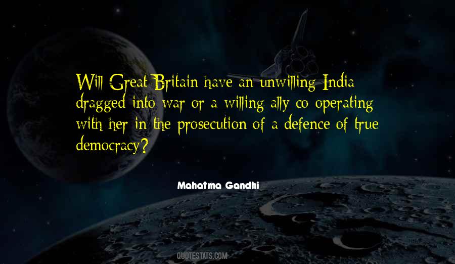 Quotes On Democracy By Mahatma Gandhi #1015280